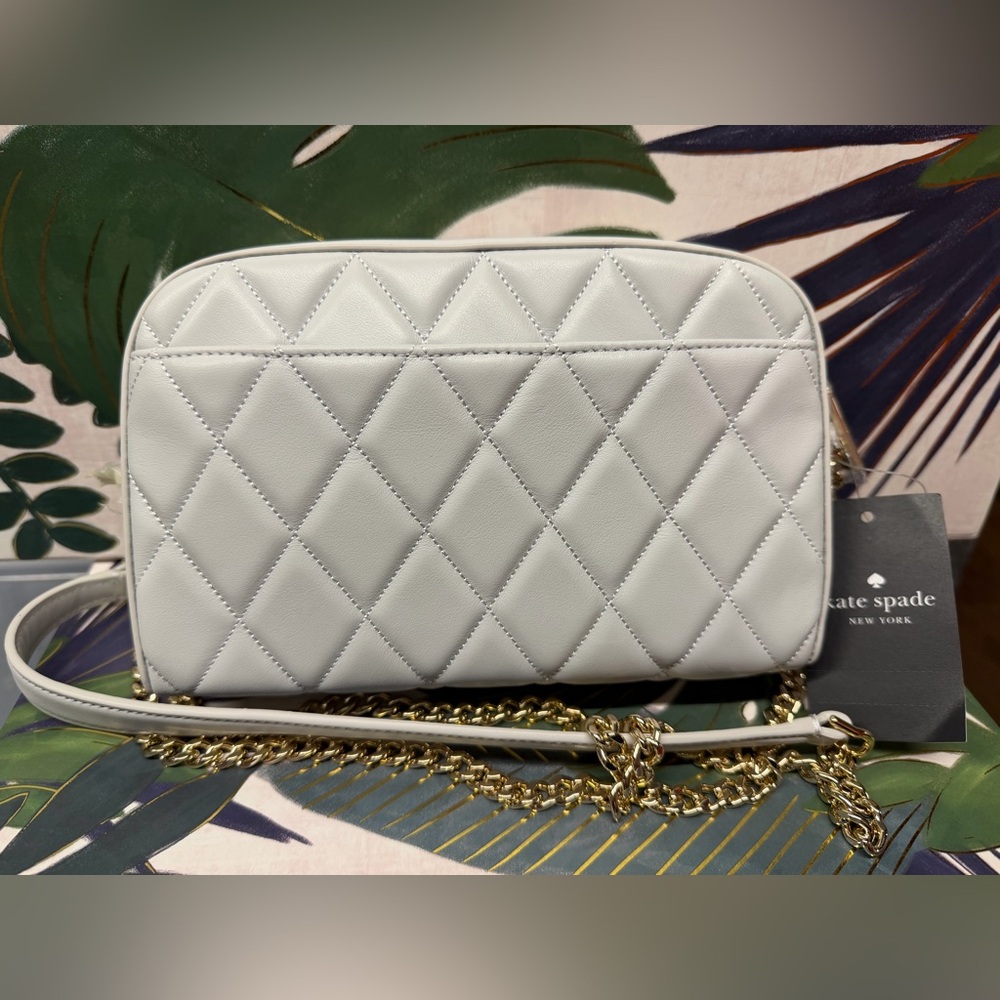 Kate Spade Stone Path Quilted Carey Chain Camera Bag . retail Price * $359* nwt - Picture 7 of 9